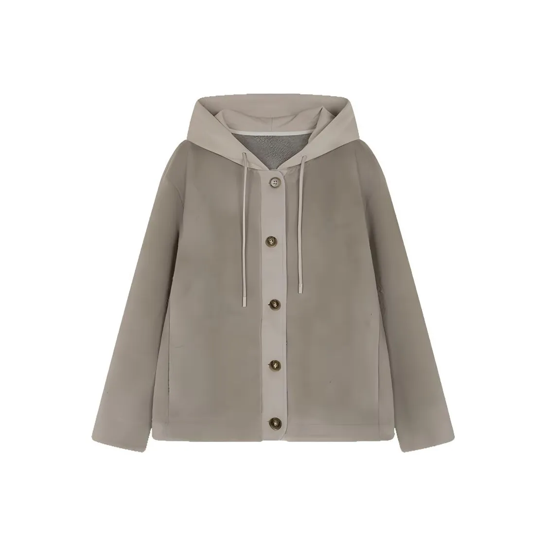 IHIMI Вельвет Feel Пальто Женское Зеленый Хаки