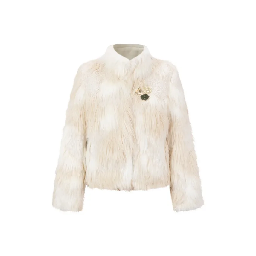 Three Quarters Мех Женский Экрю