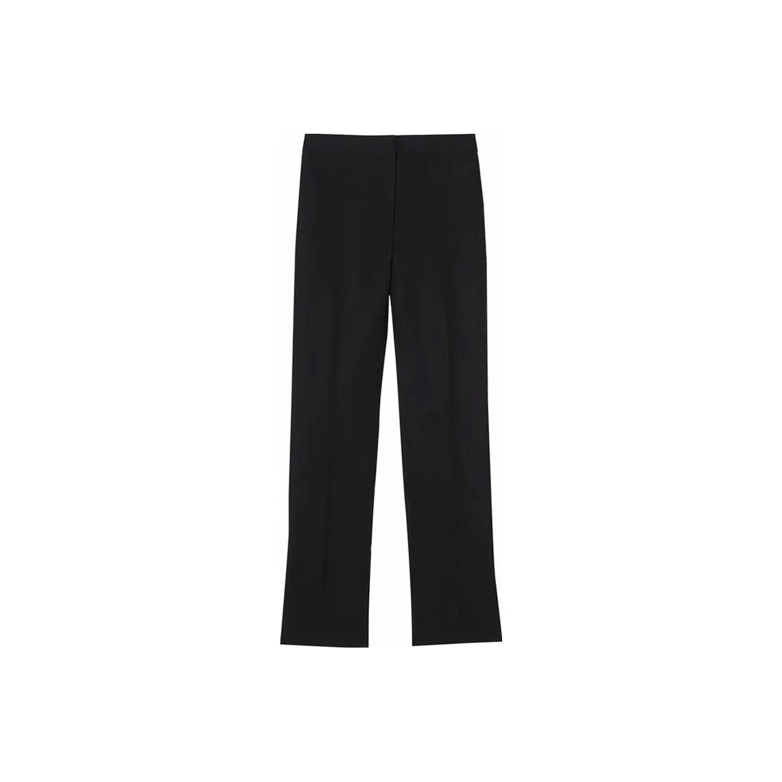 Burberry Satin Stripe Detail Wool Tailored Trousers
