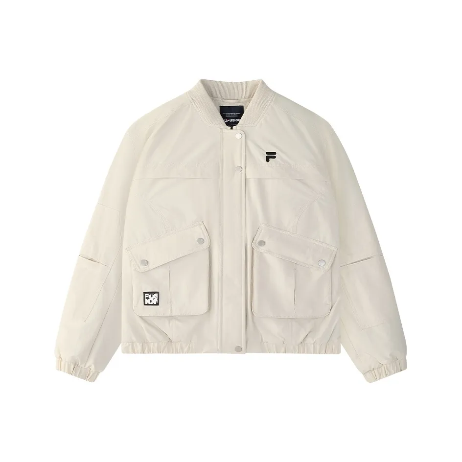 FILA FUSION Puffer Jacket Women's Beanstalk Gray