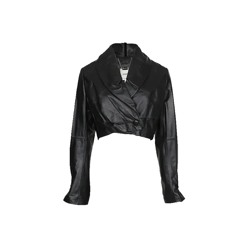 LIZZY Черные Женские Кожаные Куртки