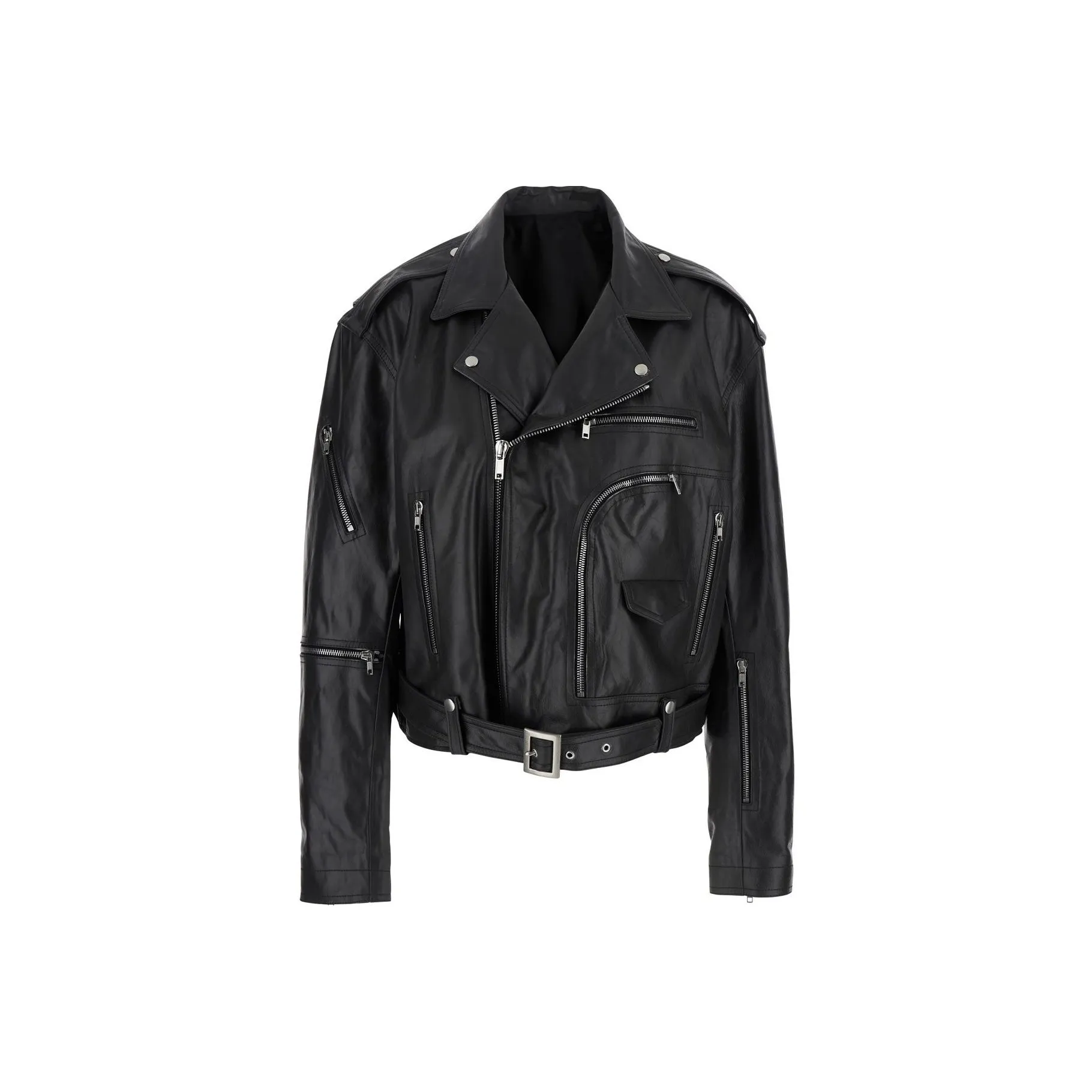 RICK OWENS Cropped Jumbo Bauhaus Stooges Jacket
