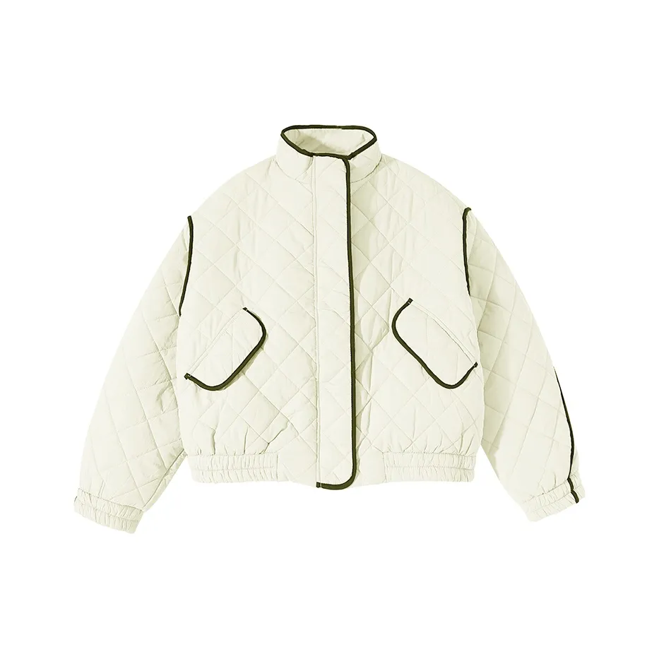 PAZZO Fashion Design Zipper Puffer Jacket Coat Women's