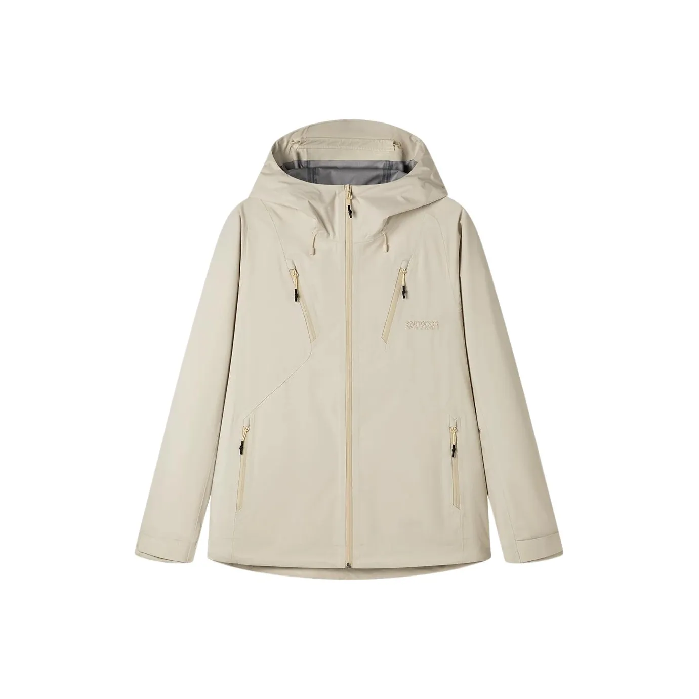 OUTDOOR PRODUCTS Водонепроницаемый Ветрозащитный и Устойчивый к истиранию Ветровка Женская Пена Серого цвета