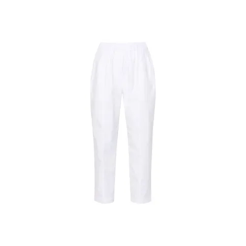 Semicouture Белые Женские Повседневные Брюки