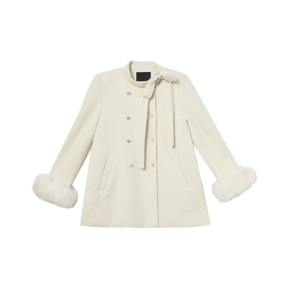 WESTLINK Белый Женские меховые изделия