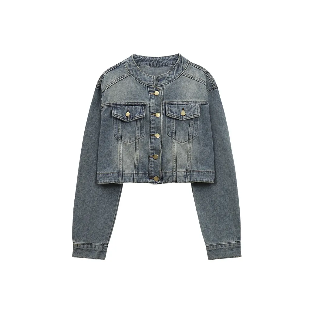 TUSHIFEI Цвет изображения Женские джинсовые куртки