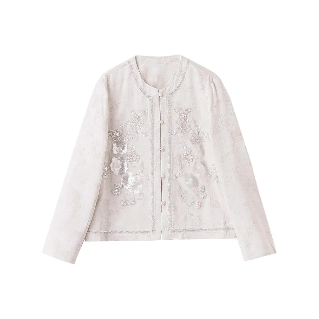 Aoaifu SS25 Бизнес-костюм унисекс белый