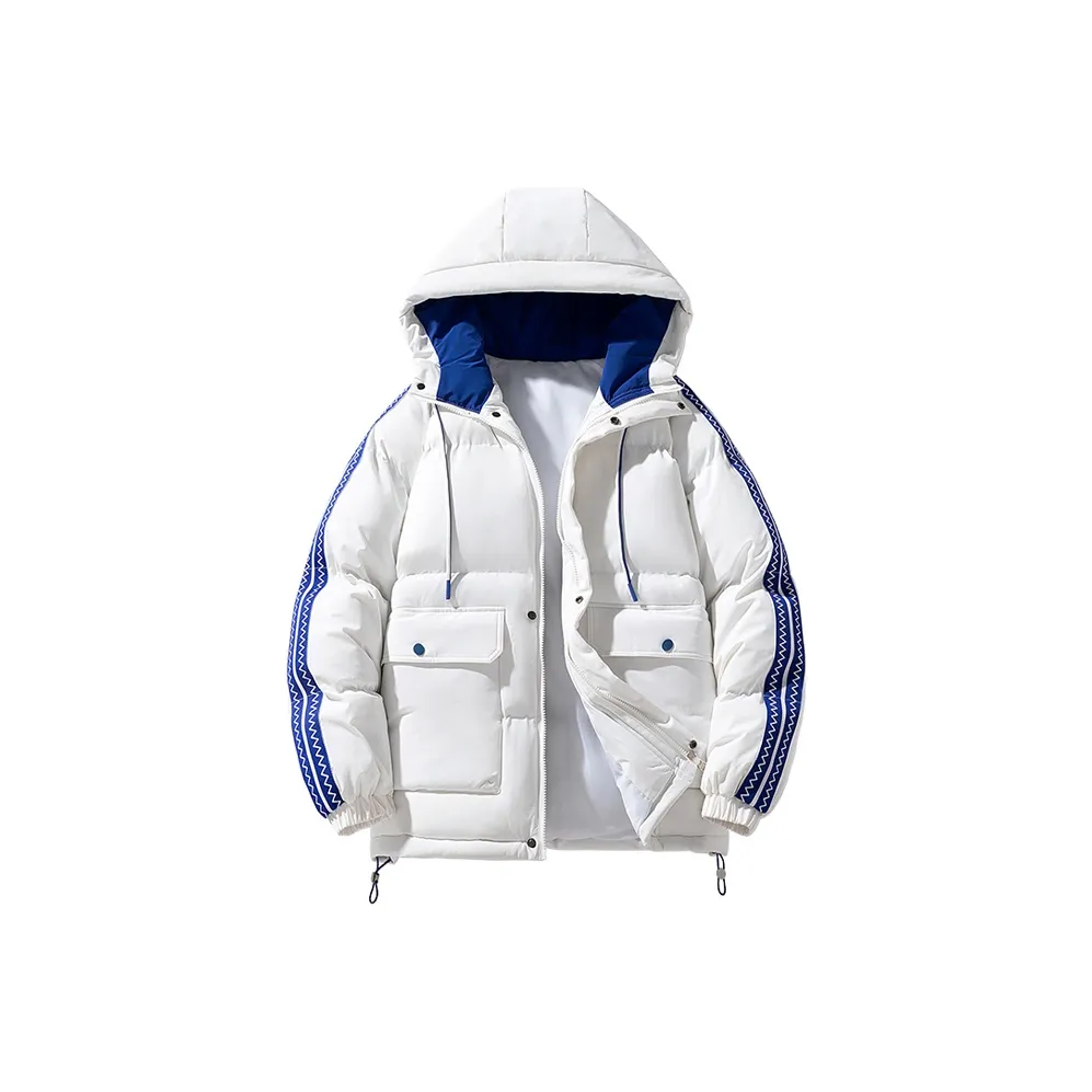 MASGLO Puffer Jacket Unisex White