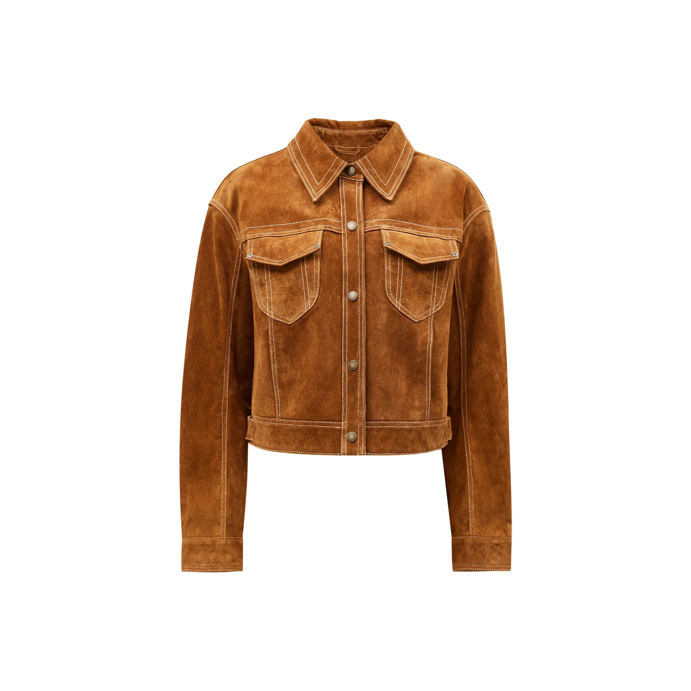 ONLY Leather Jacket Women's Bistre Brown