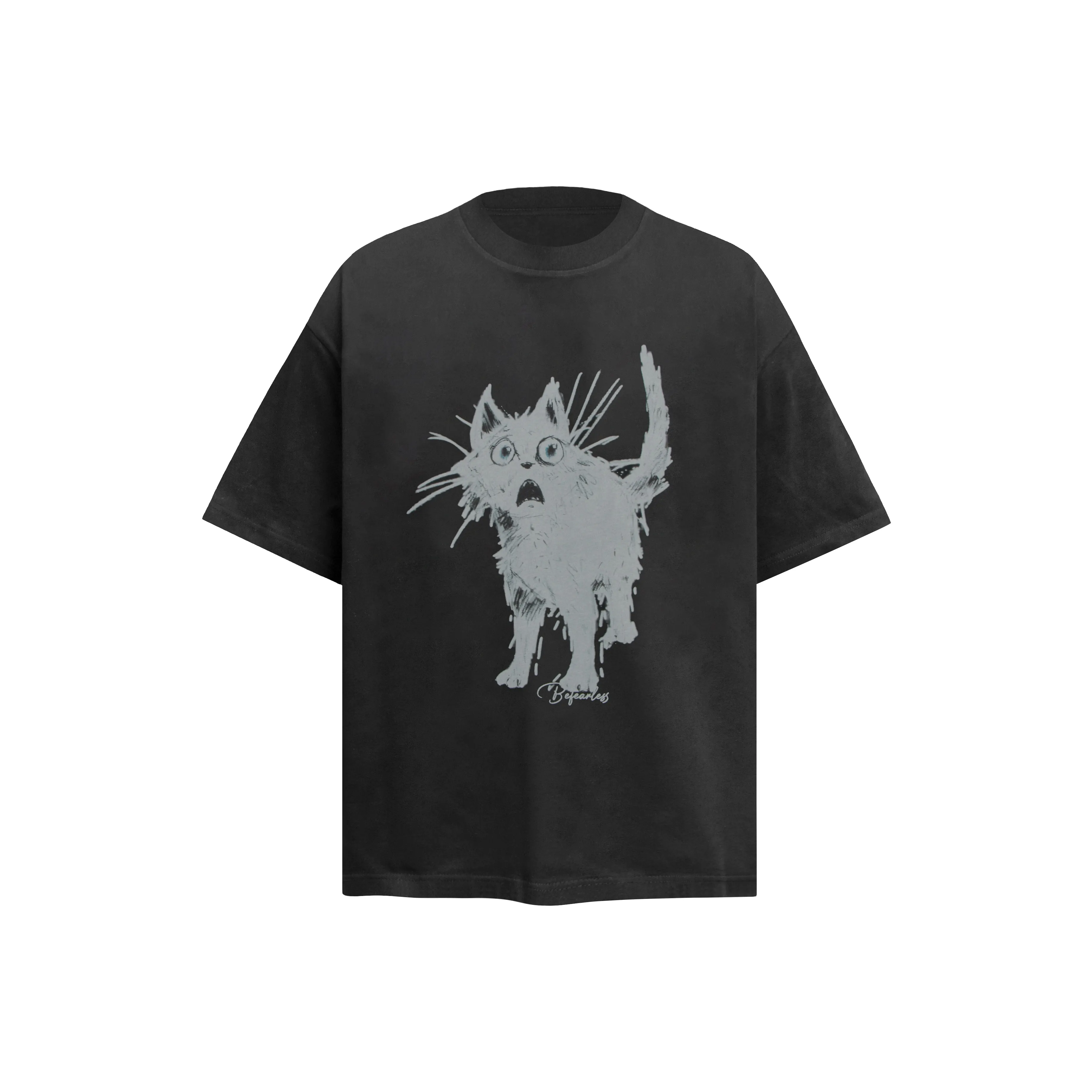 BLANKIN. Черная унисекс футболка