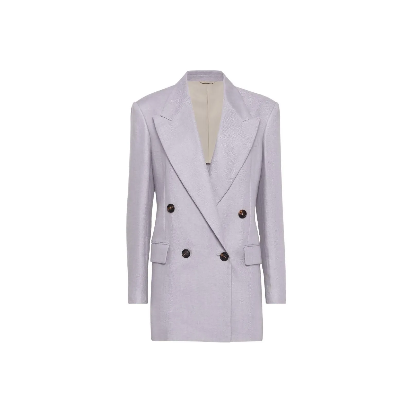 Brunello Cucinelli Double Breasted Long Sleeved Blazer