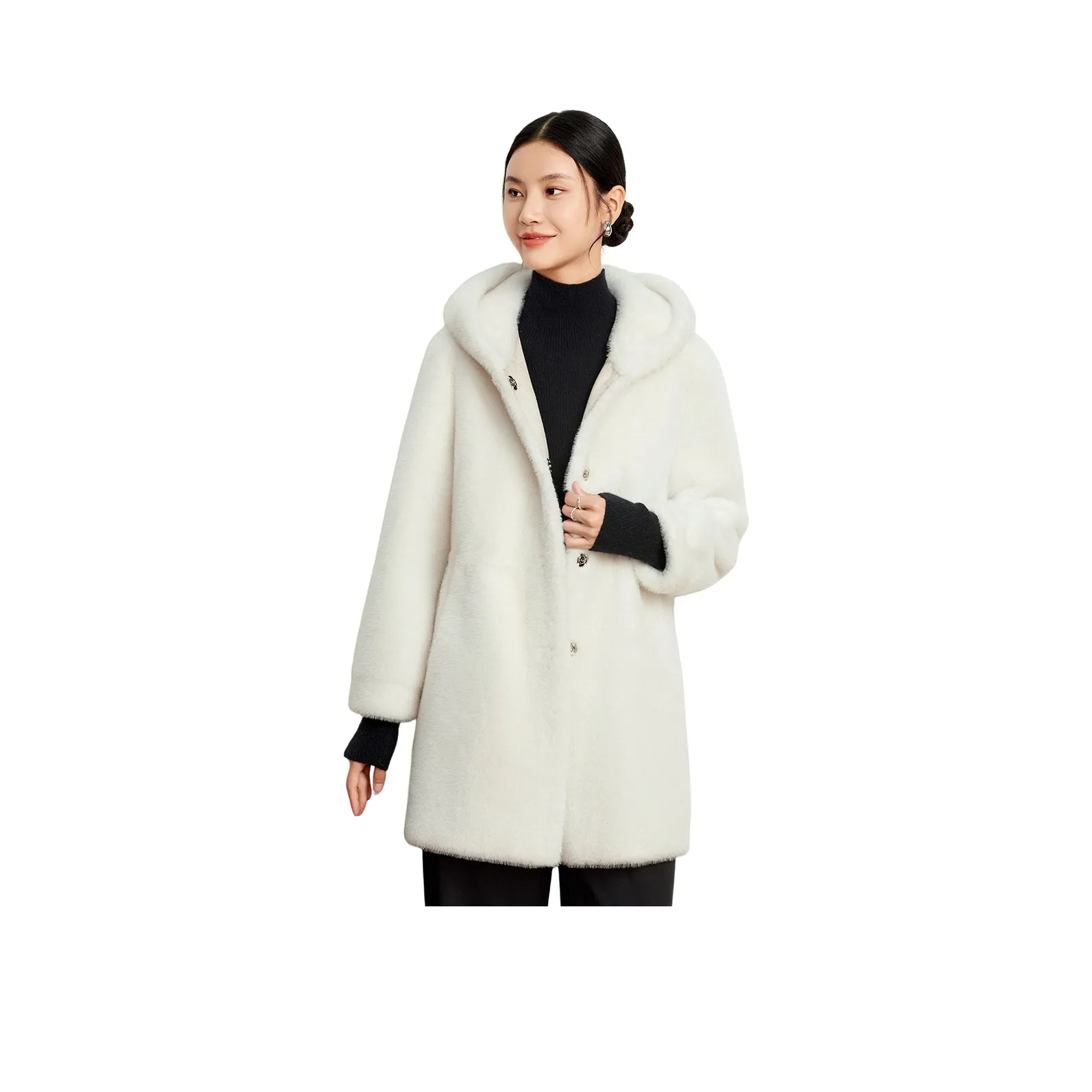 FORTEI Белый Женские меховые изделия