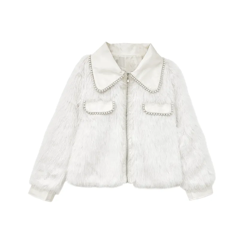 Icicofficial Белый [Мех] Женские меховые изделия