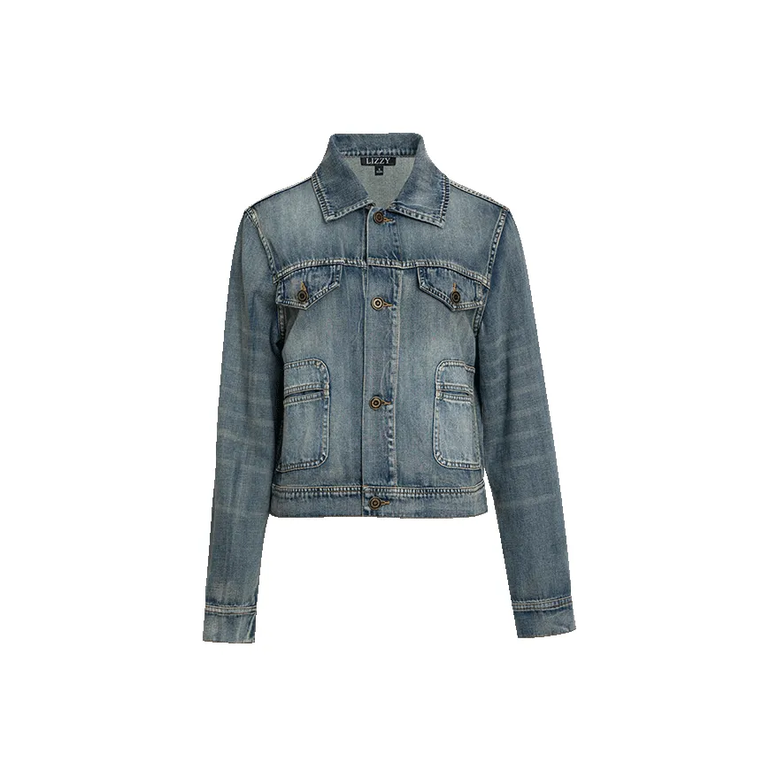 LIZZY Denim Jacket Women's Denim Blue