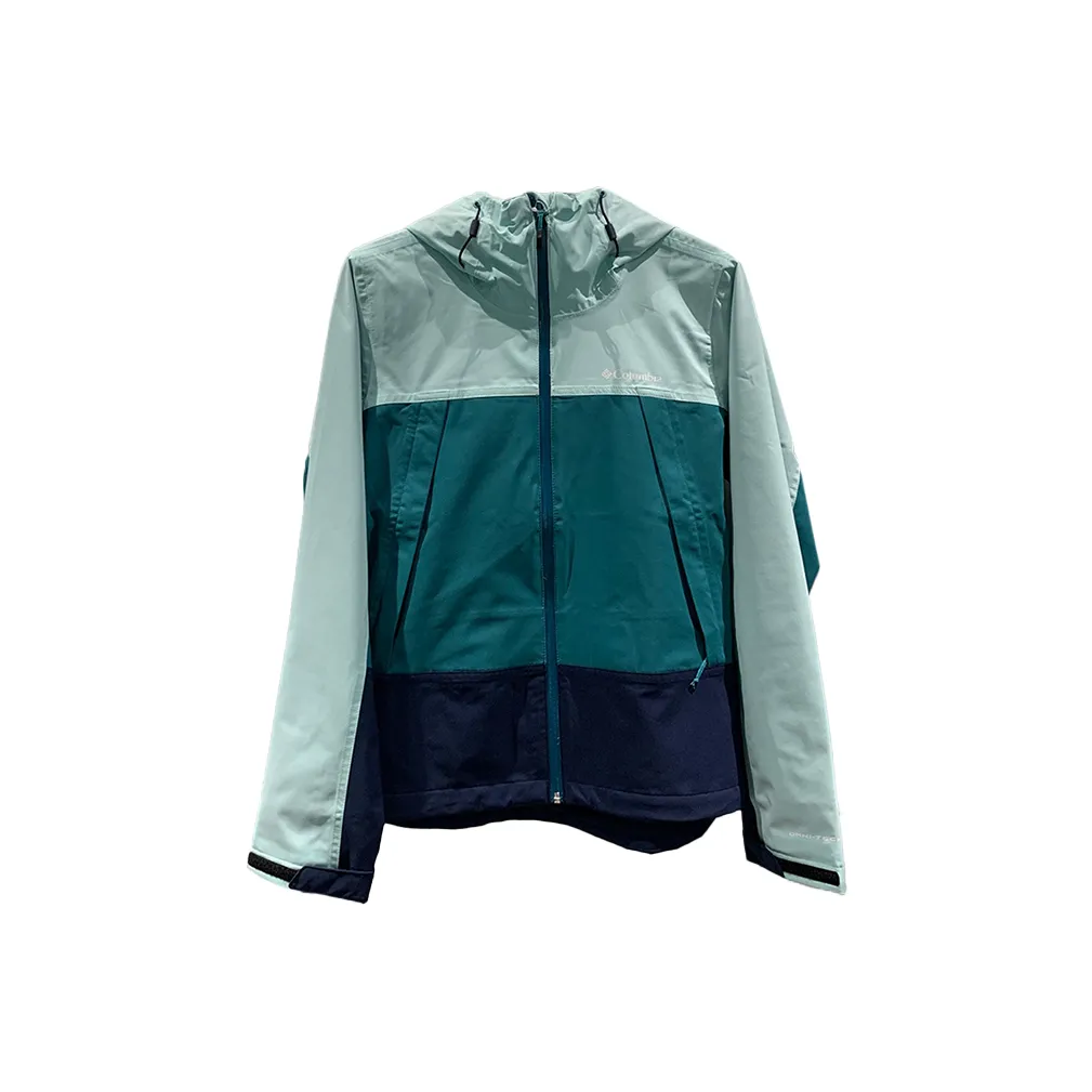 Columbia совместный бренд Городская жизнь Путешествие Коммутирование Водонепроницаемый Ветрозащитный Дышащий и Теплоизоляционный Ветровка Женские Синий