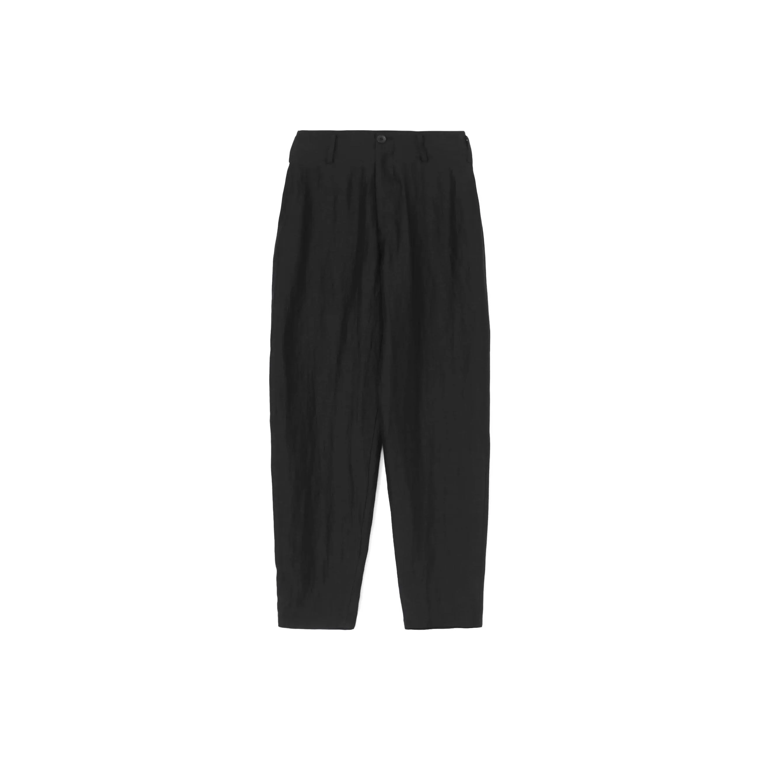 Yohji Yamamoto Crease effect Tapered Trousers