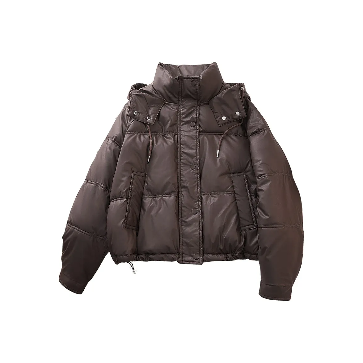 TOUCH Пуховая куртка Женская Темный кофейный