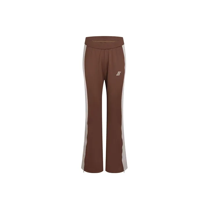 LIUREGALI Casual Pants Women's Dark Brown