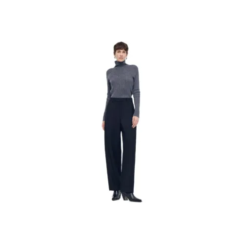 GOELIA Черные Женские Повседневные Брюки