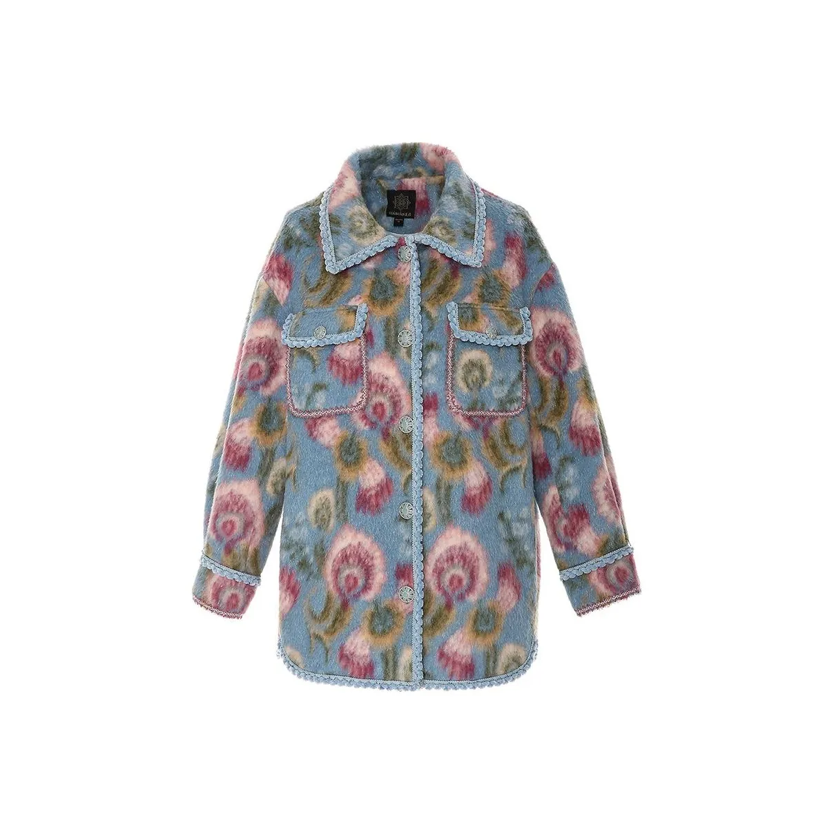 LIANCAN Синий Женское Пальто