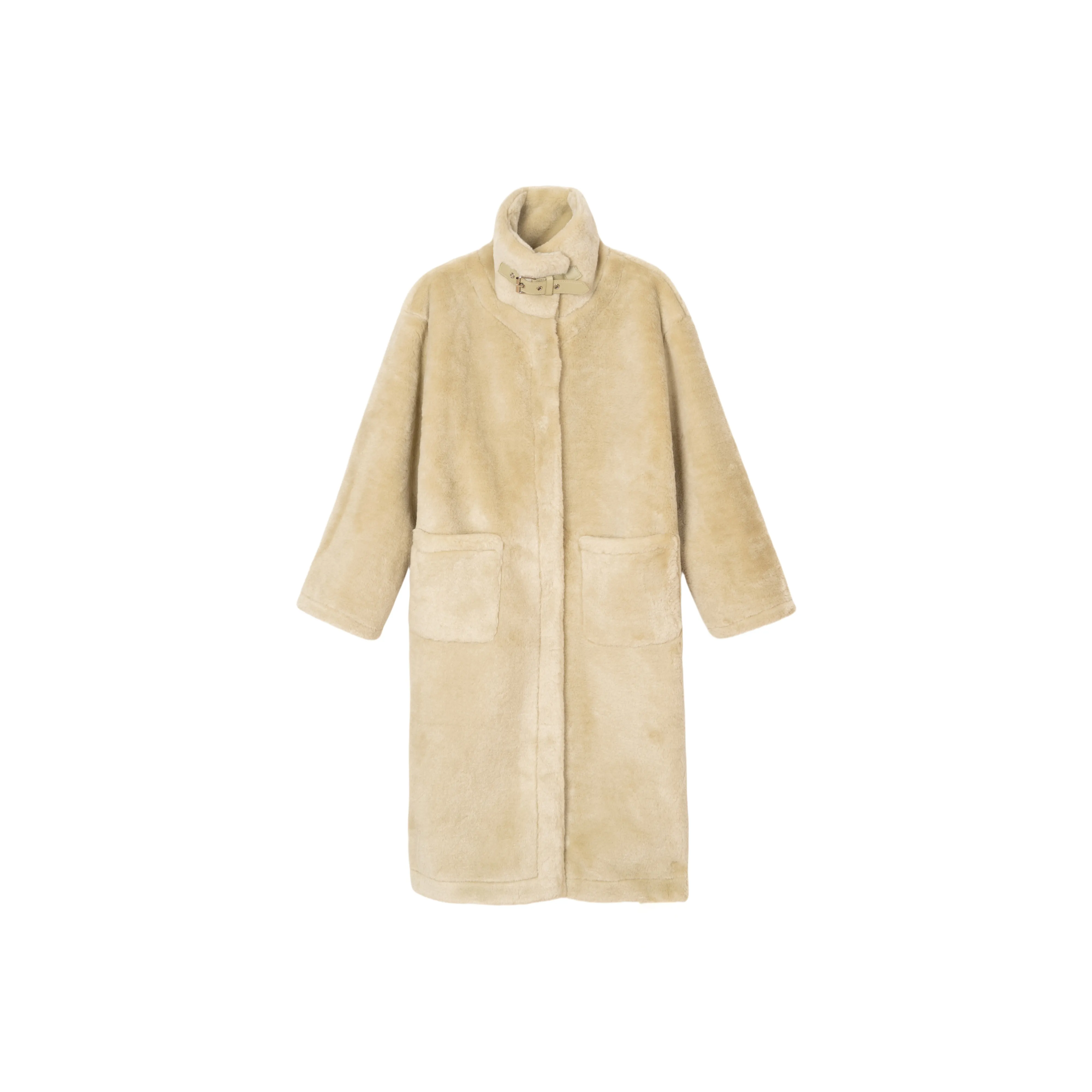 FAWENXIANGZI Пальто Женское Светло-Зеленое