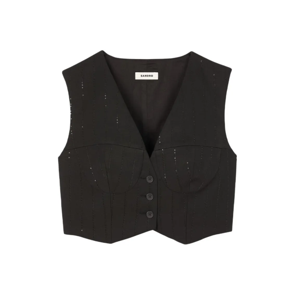 Sandro Sequined Vest