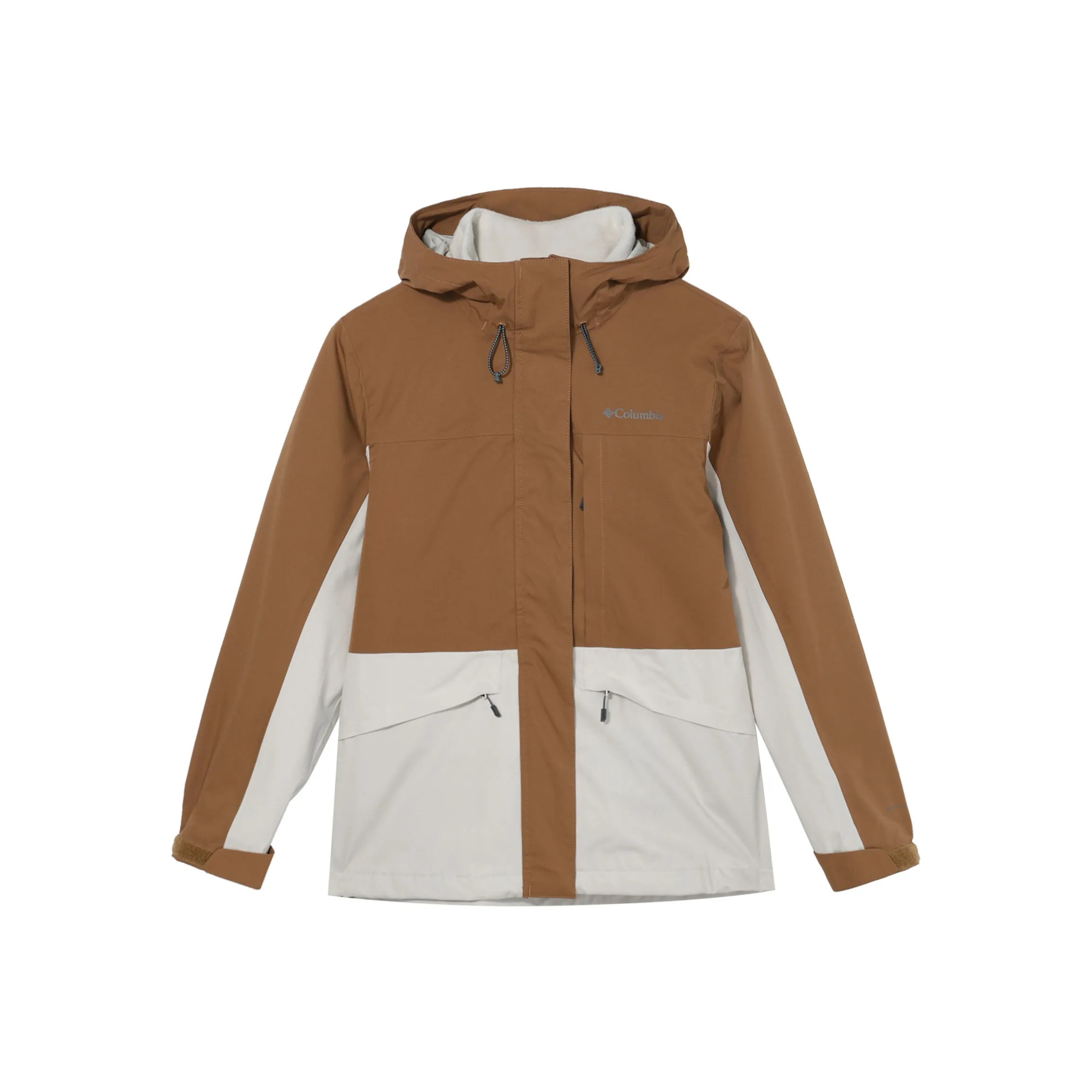 Columbia 2024 Fall Waterproof And Warm Windbreaker Jacket Women's Brown