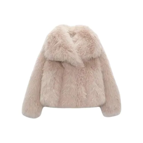 ZARA Розовые Женские Бархатные Куртки