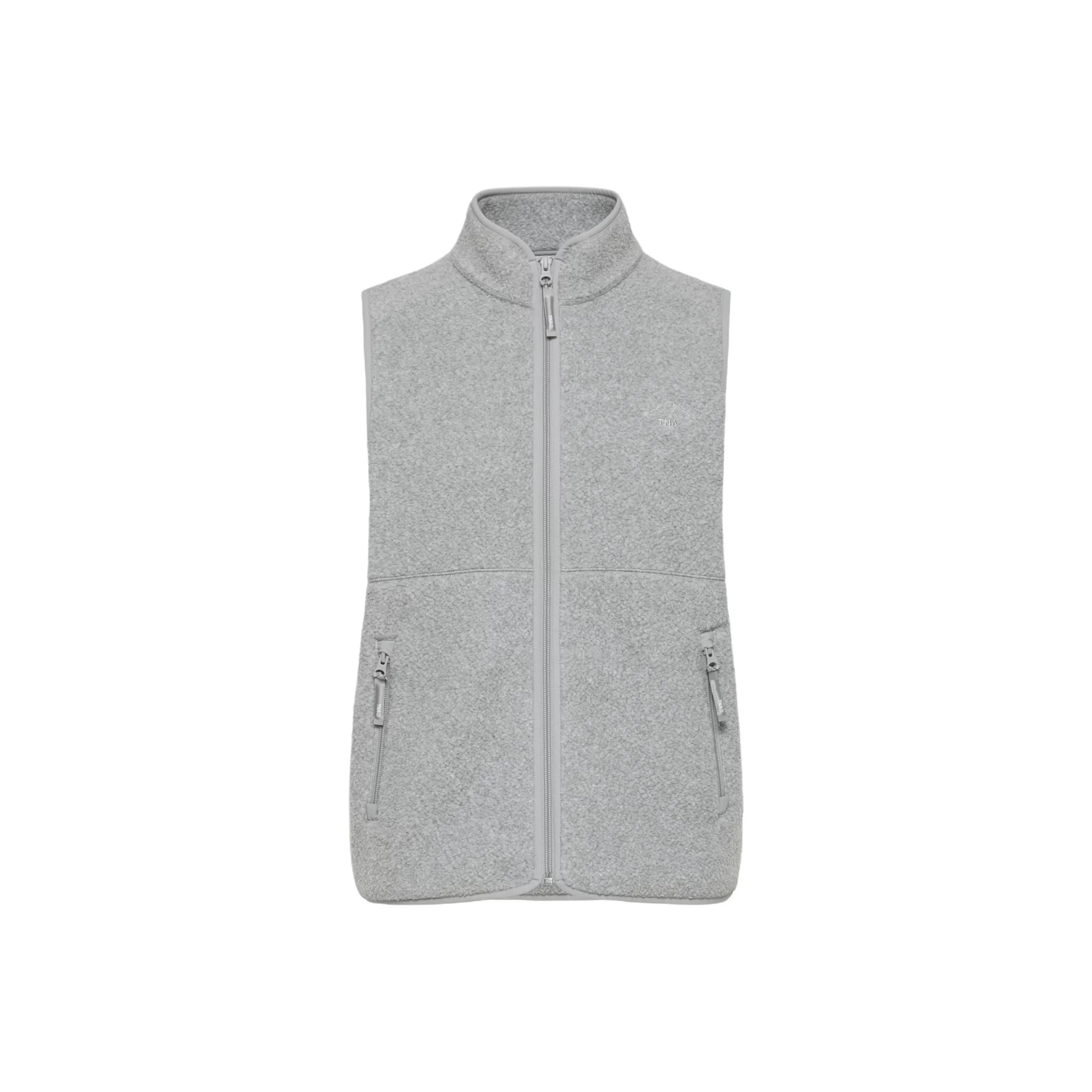 ARITZIA TNA Polartec Термический Pro Mockneck Жилет Женские Heather Athletic Gre Heather Серый