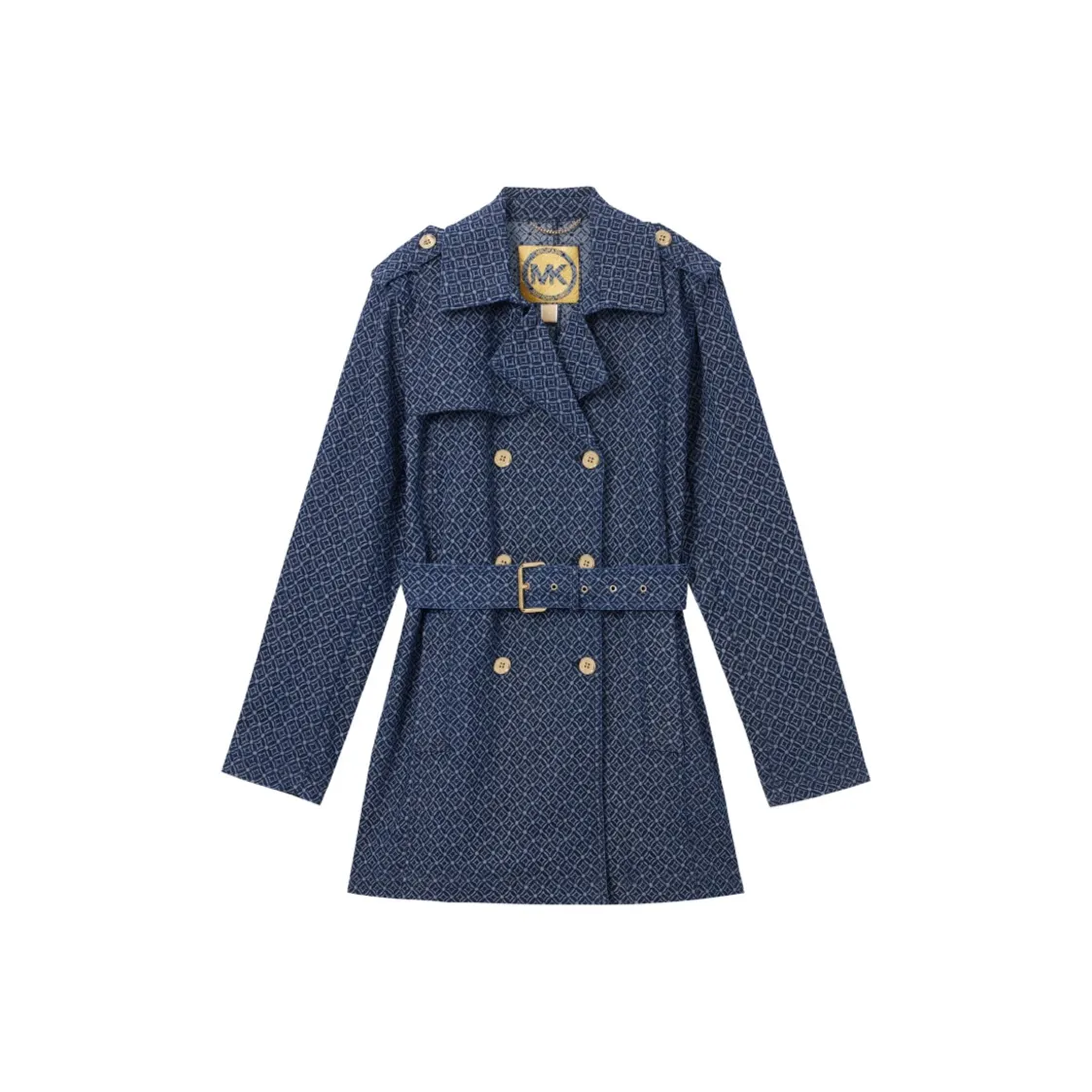 MICHAEL KORS FW24 Trench Coat Women's Dark Blue