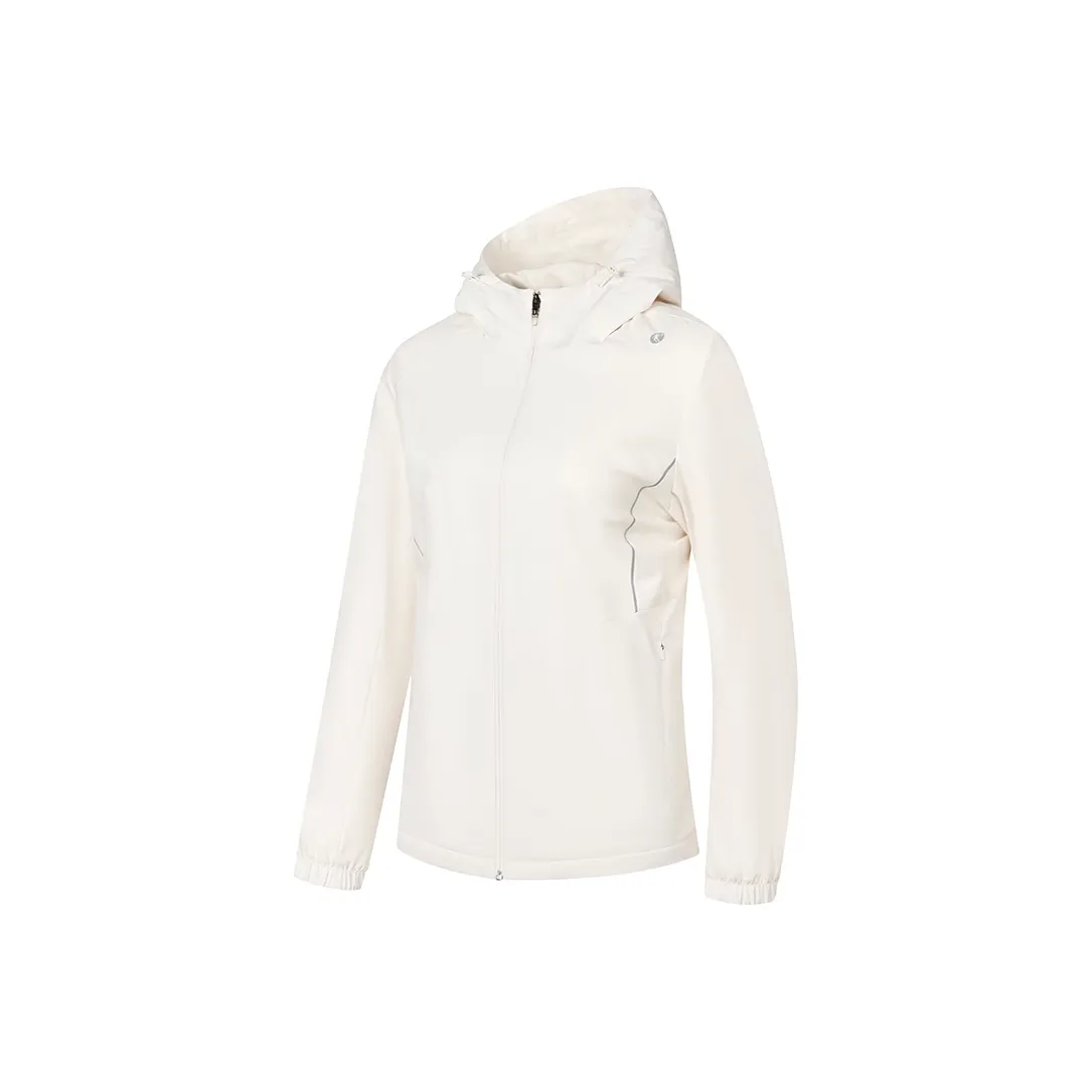 QIAODAN Тренчкот Женский Кремовый Белый