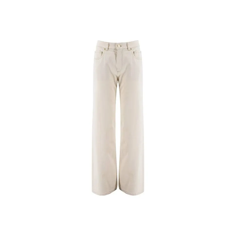 Brunello Cucinelli High Waist Straight Leg Jeans