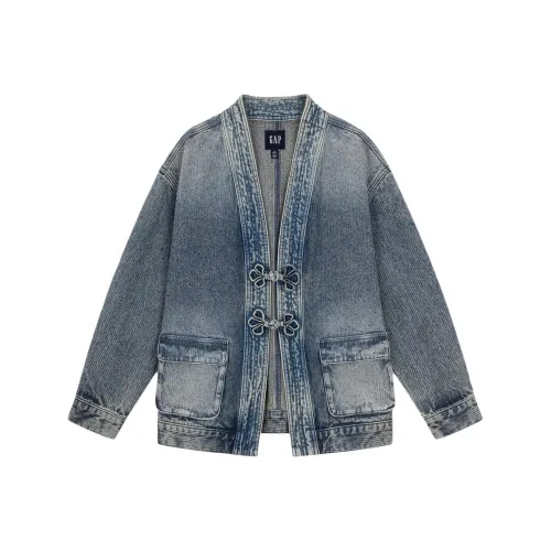 GAP Forbidden City, Collaboration Средняя стирка Женские джинсовые куртки
