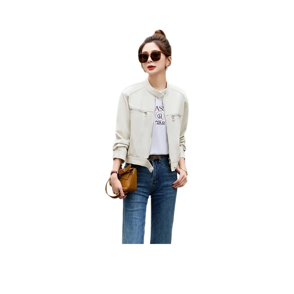 Yi Mengyuan Leather Jackets Women's