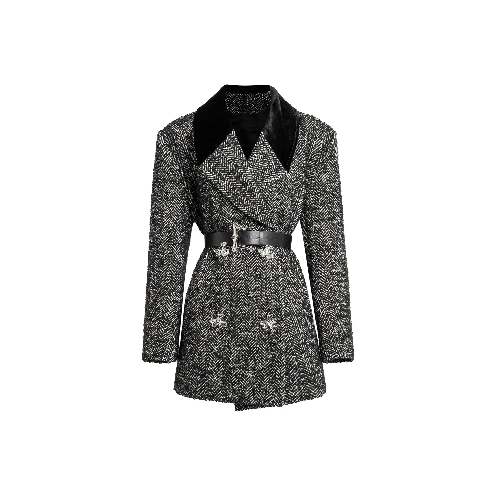 AUI Черное Женское Пальто