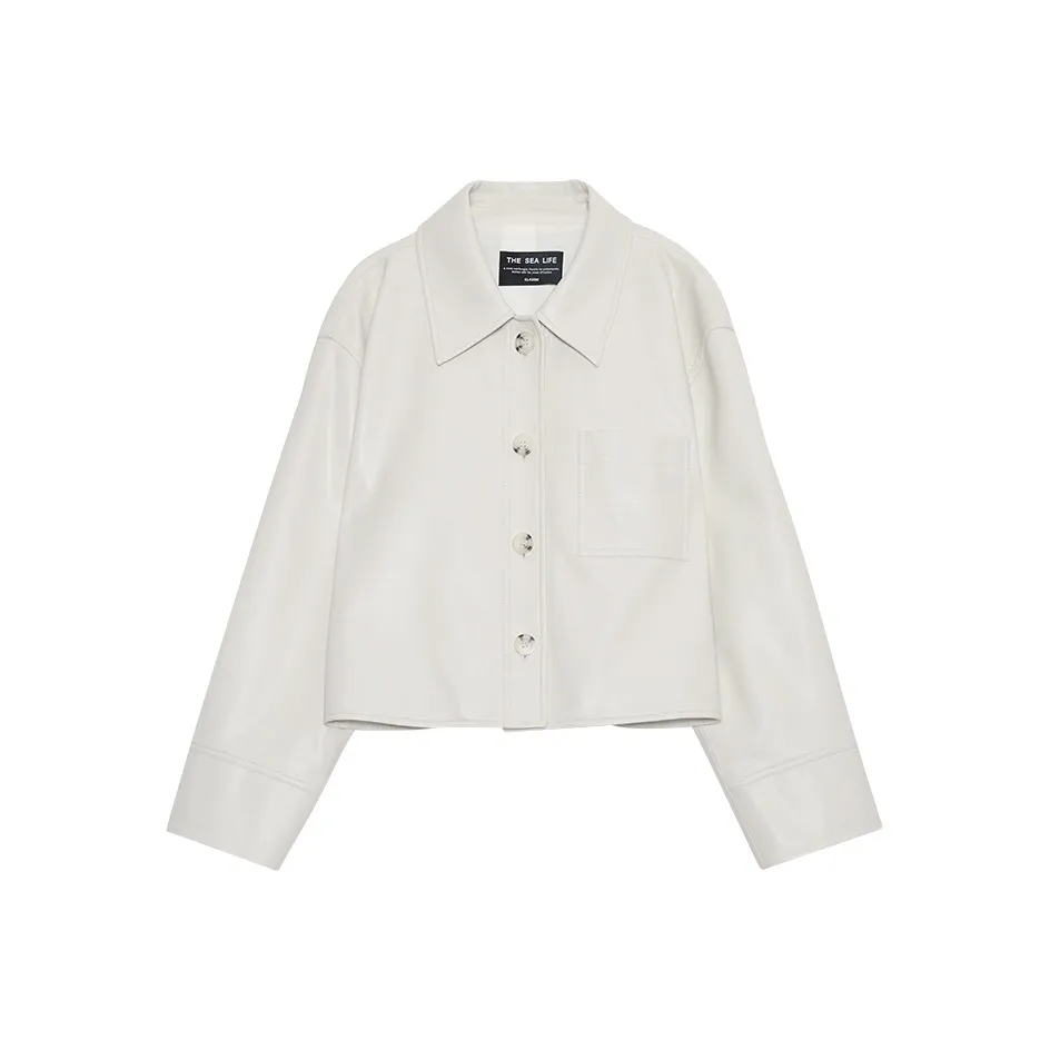 THE SEA LIFE Кожаная куртка Женская