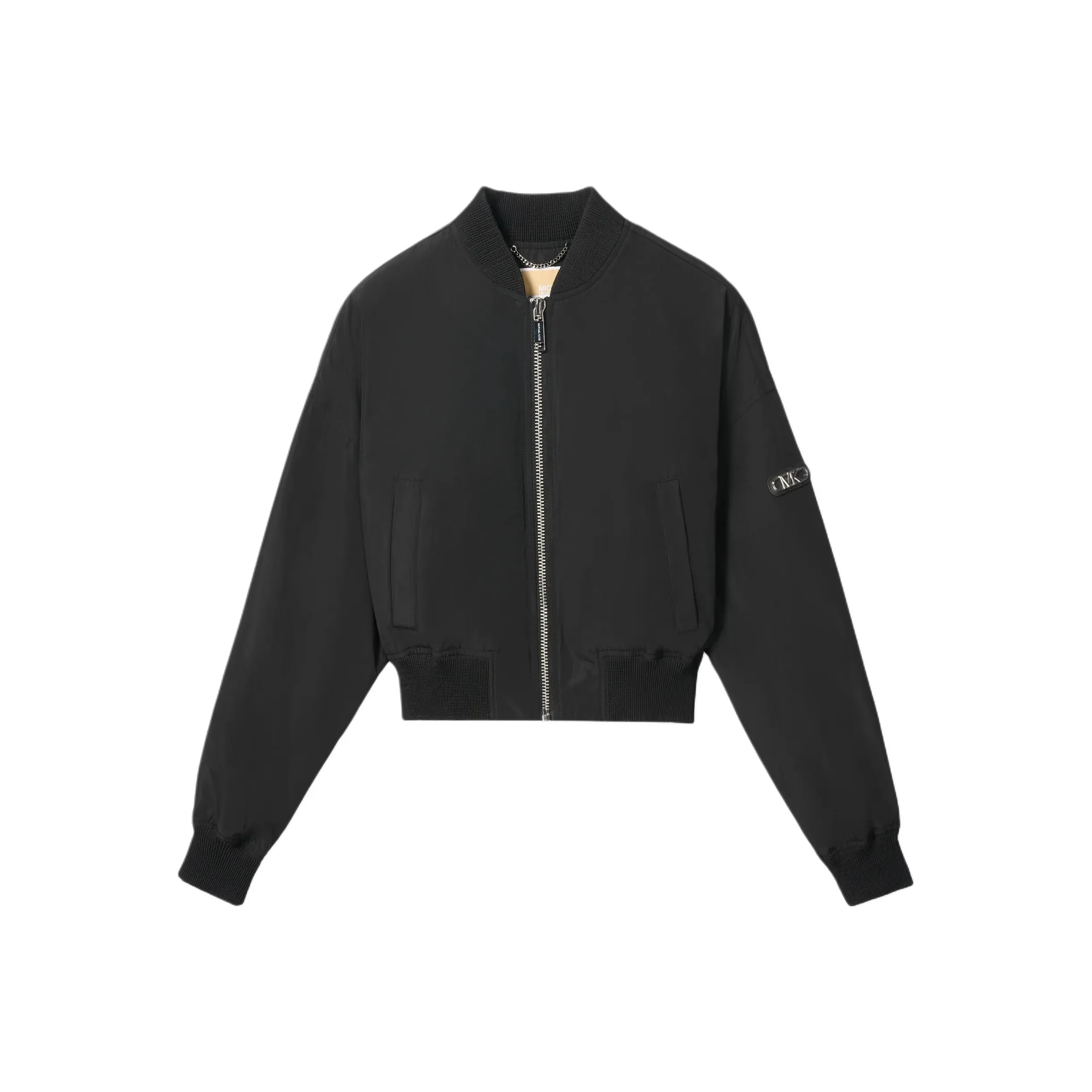 MICHAEL KORS SS25 Cropped Jacket Women's Black MICHAEL KORS SS25 Укороченная куртка Женская Черная