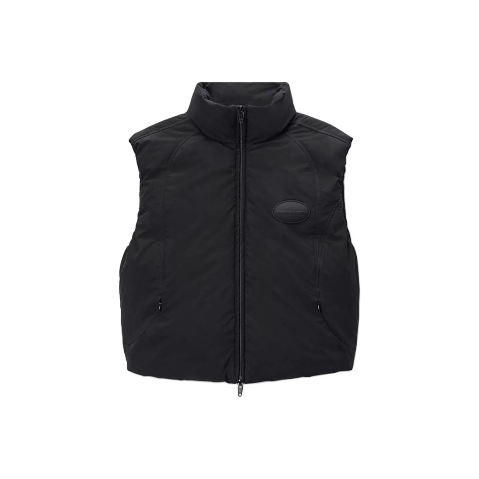 Alexander Wang Dome Silicone Patch Puffer Vest Black