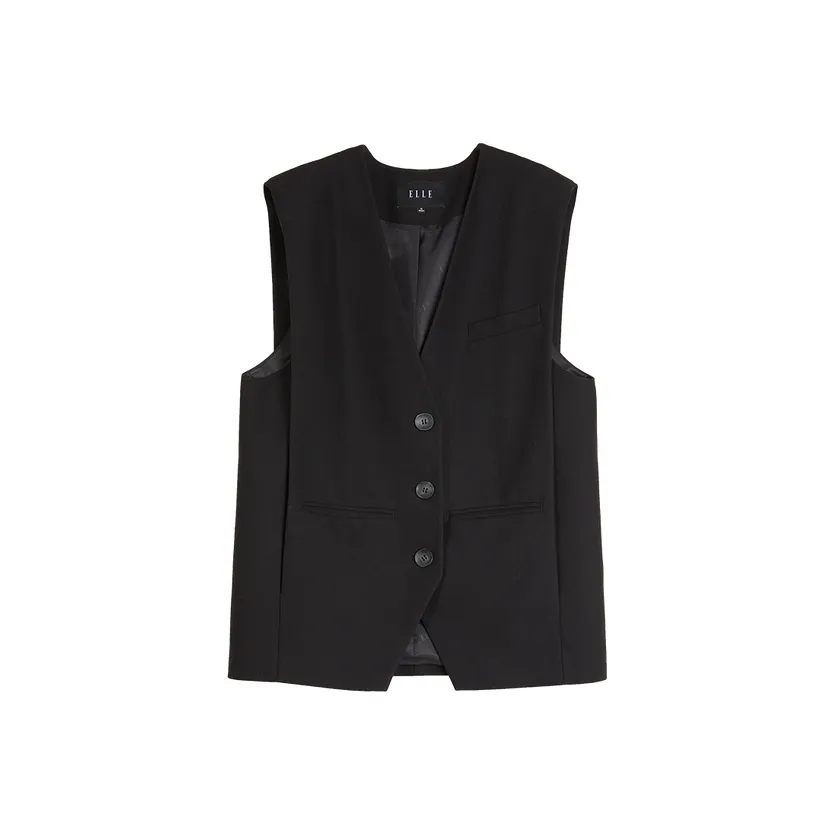 ELLE Черные Женские Жилеты