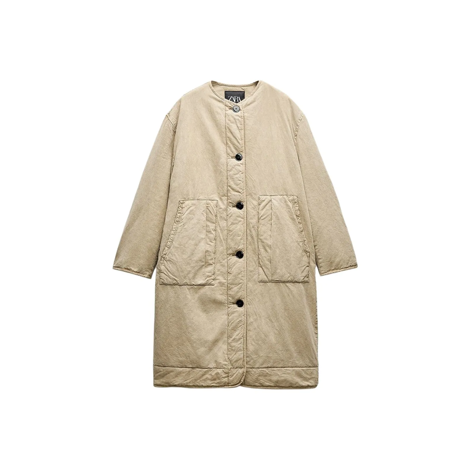 ZARA ZW Series Trench Coat Women's White