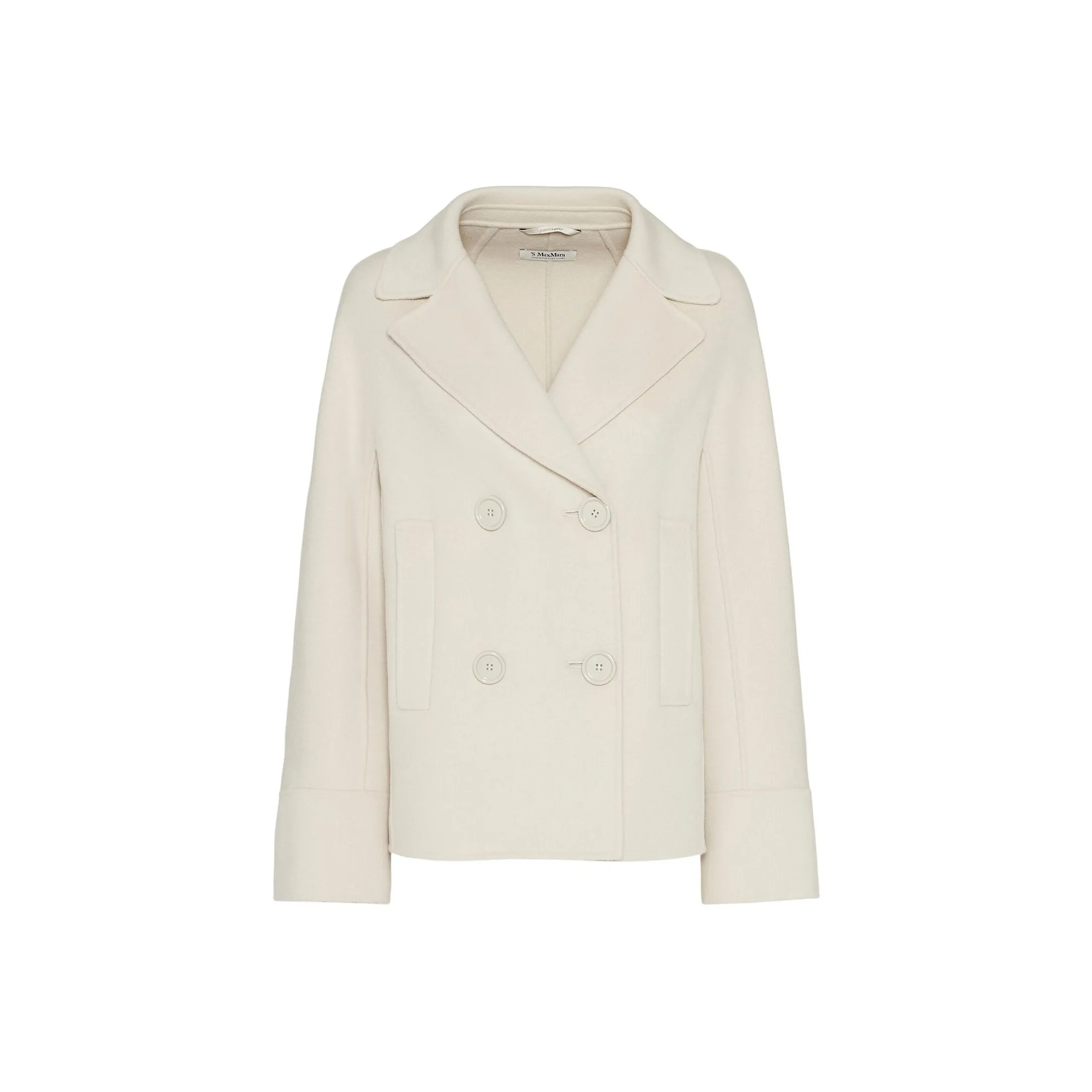 'S MAX MARA Double Breasted Long Sleeved Coat