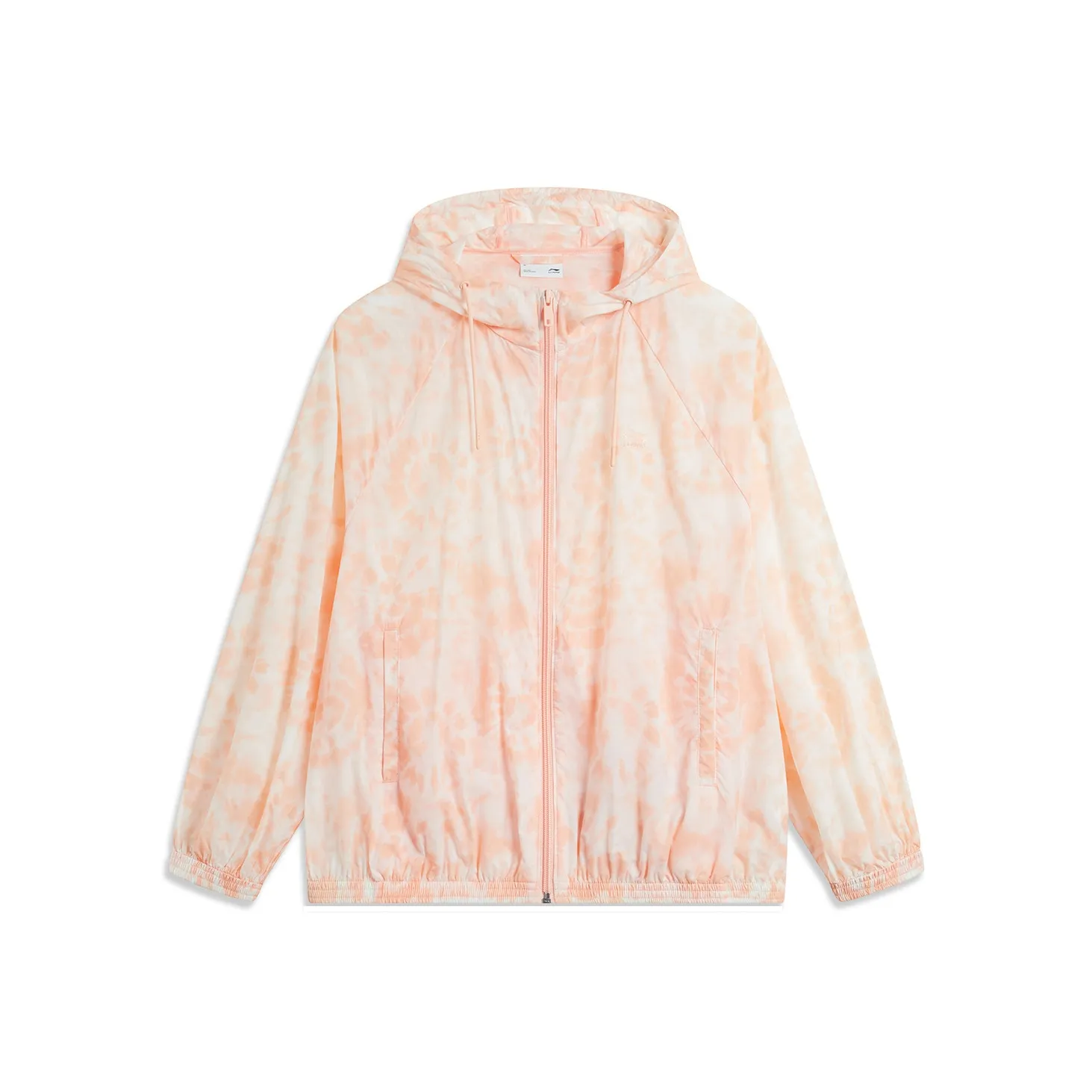 LINING Sports Fashion Collection Защита от солнца Женская Оранжевая Розовая С принтом по всей поверхности