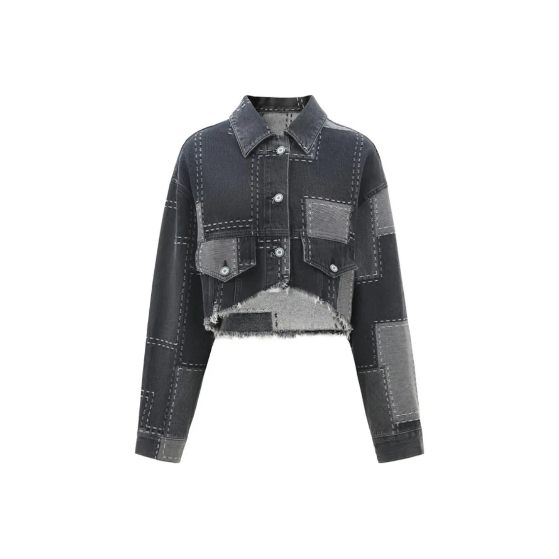 INITIAL Denim Jacket Women's Black