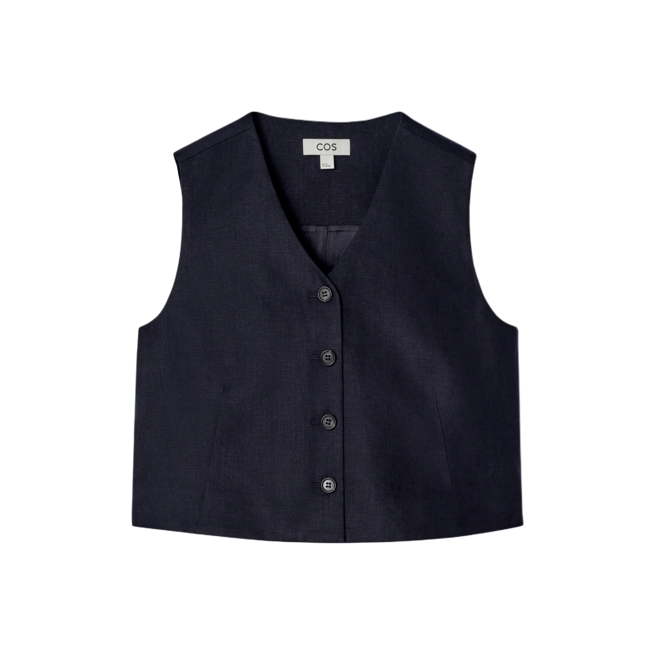 COS Vests Women's Navy Blue