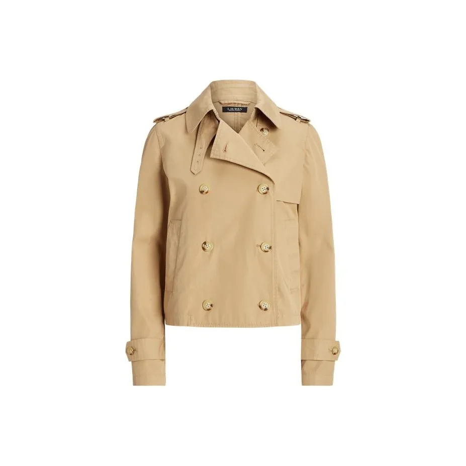 LAUREN RALPH LAUREN SS24 Trench Coat Women's Birch Brown