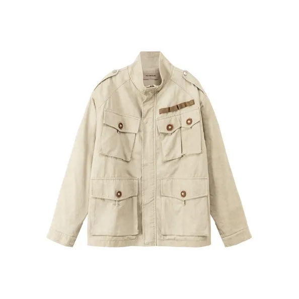 NO ONE ELSE Хлопковый пуховик унисекс хаки