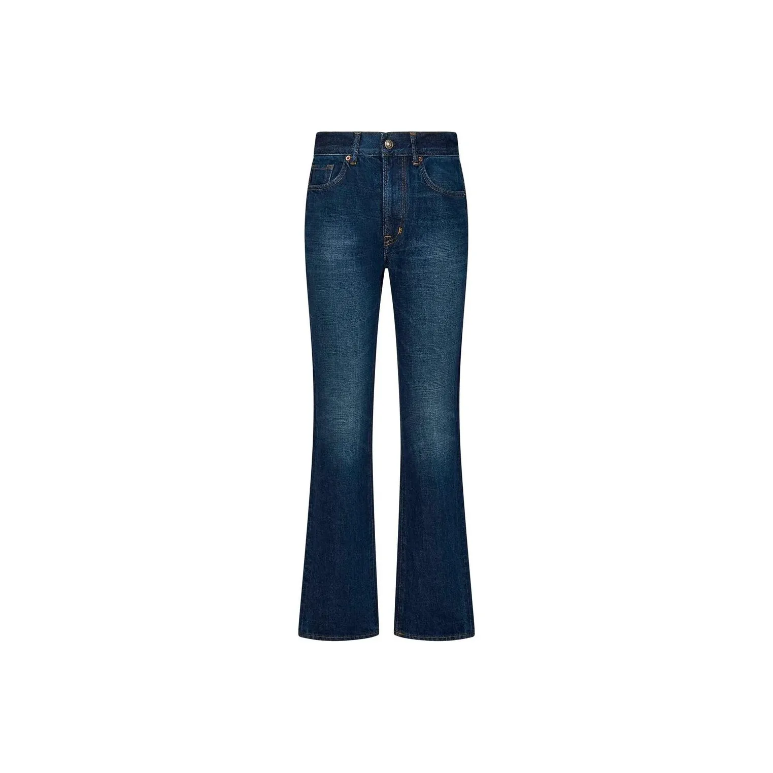 TOM FORD Logo Patch Straight Leg Jeans