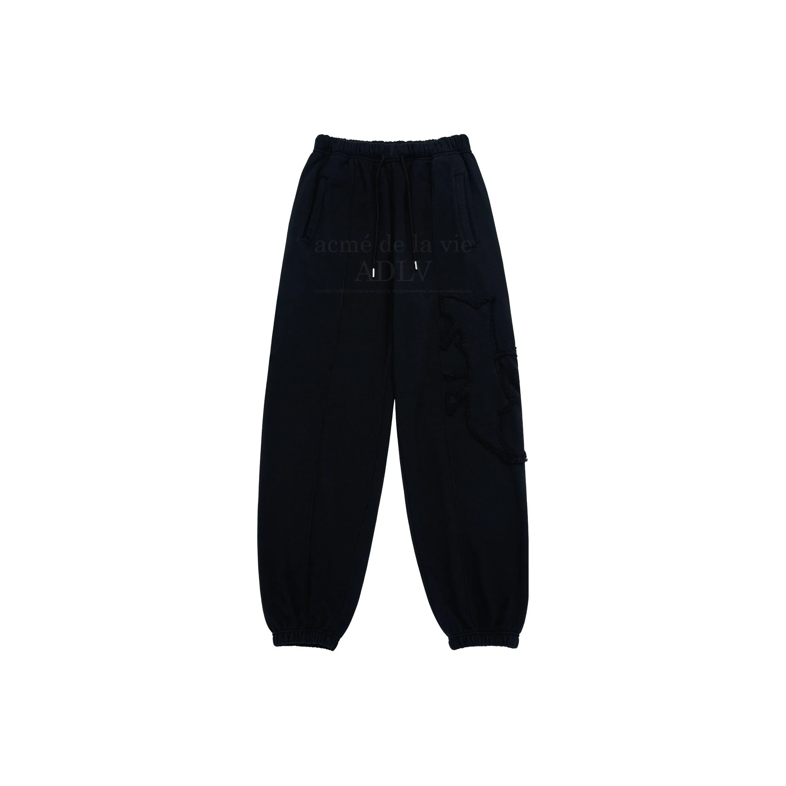 Acme De La Vie Черные Женские Вязаные Тренировочные Брюки