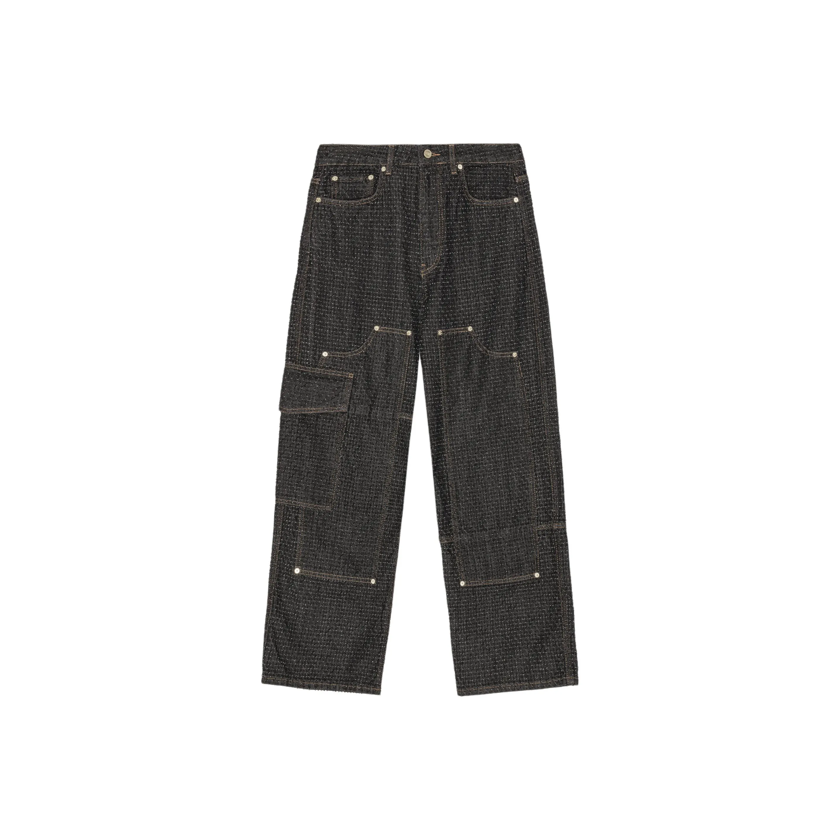 GANNI Fluffy Wide leg Jeans